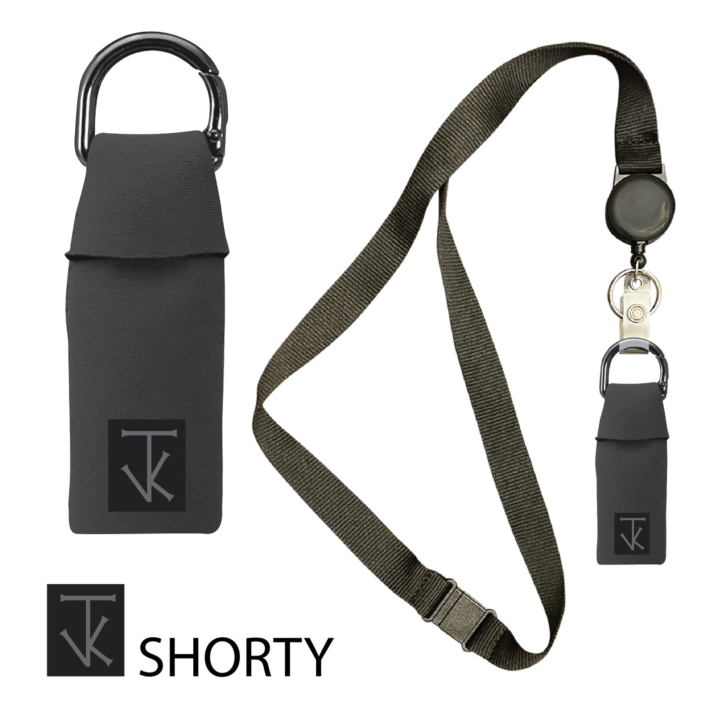 The Vape Keeper SHORTY - 1.25" wide x 3.5" tall - Black